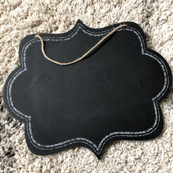Chalkboard Sign Hanging Wall Decor - Picture 1 of 4